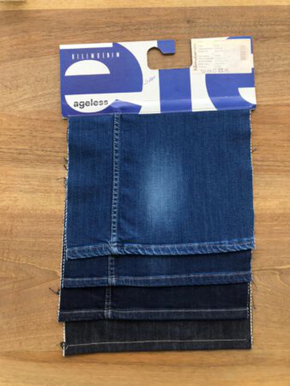 Denim kumaş numune kartı