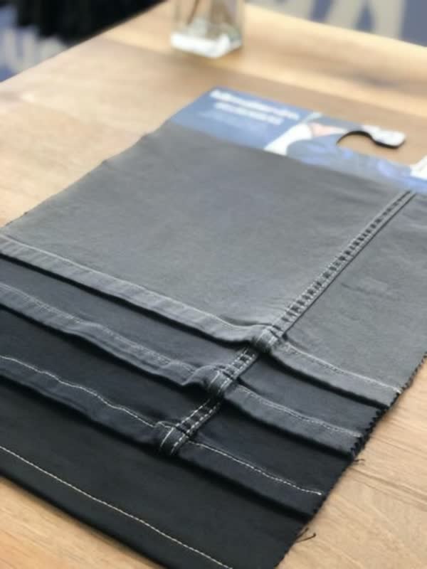 New Benedict Black Str denim kumaş